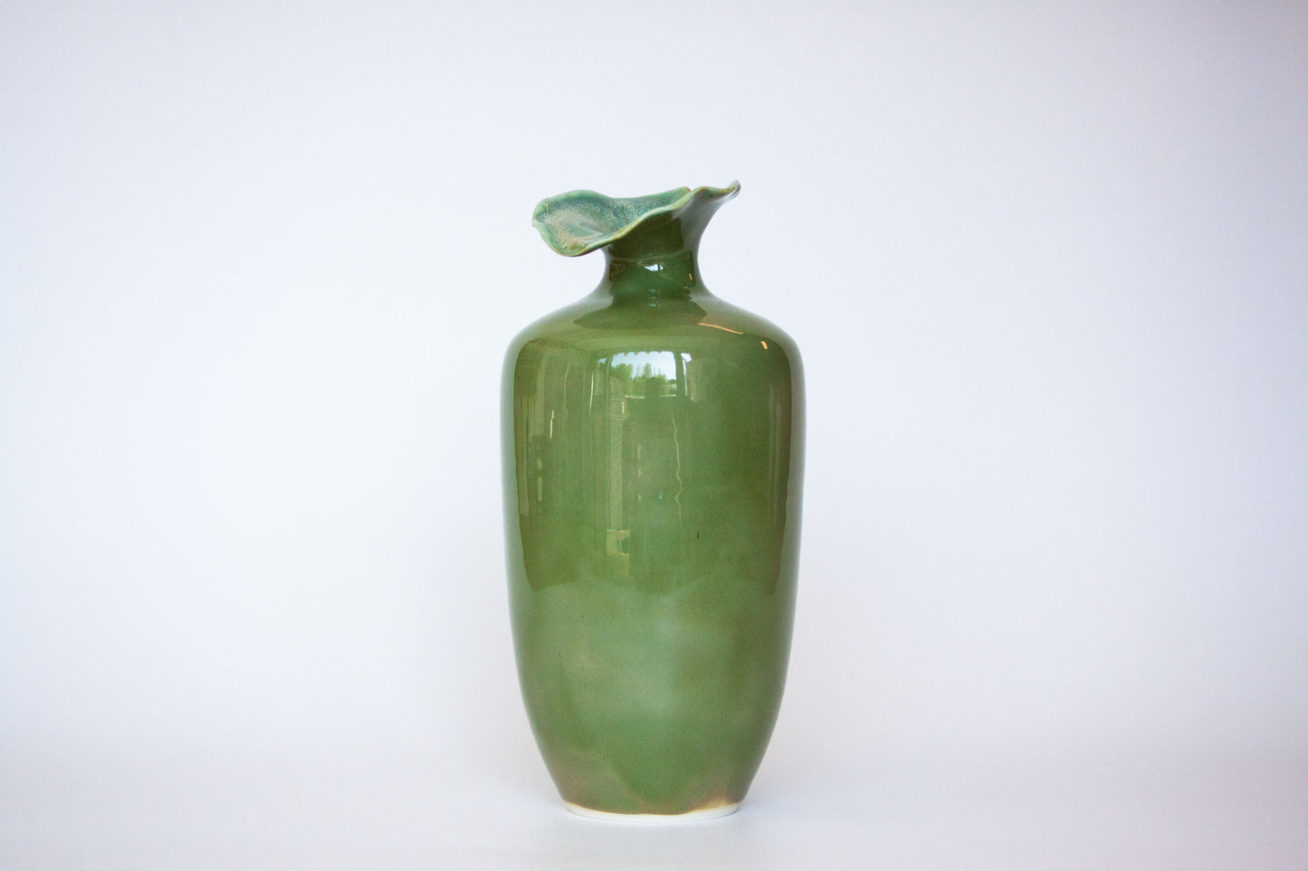 Tall Lily Pad Vase