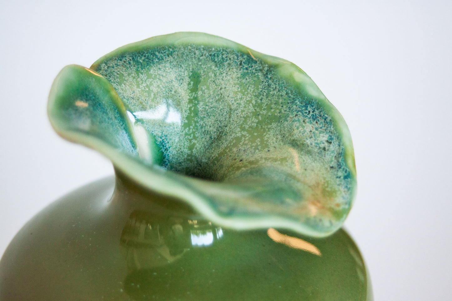 Tall Lily Pad Vase
