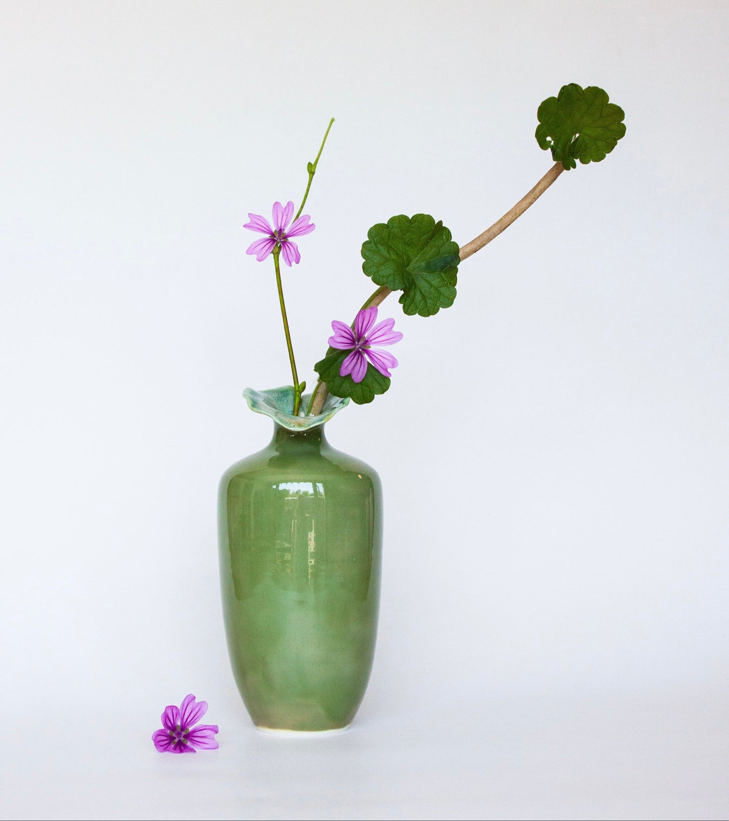 Tall Lily Pad Vase