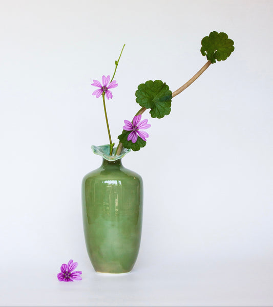 Tall Lily Pad Vase